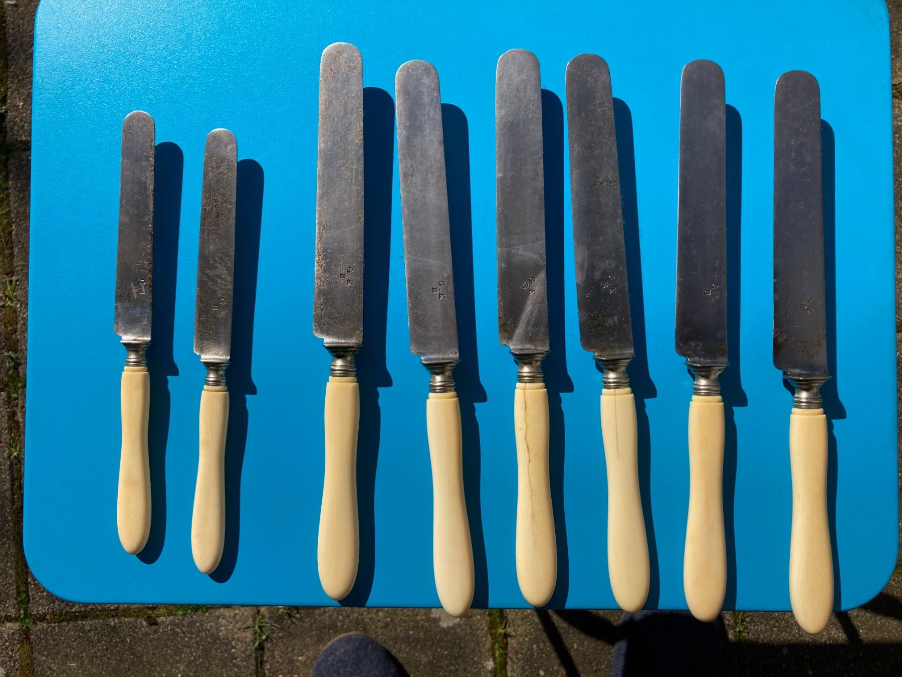 Posate: Antike Messer GKB – Usato da Bonstetten venduto da Fiora7