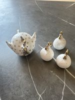 Decorazioni galline pasquali set 4 pezzi nuovo