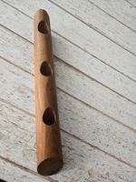Olivenholz Weinständer für 3 Flaschen, Handmade, Top Zustand