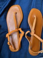 Sandales UGG orange cuir suédé 42