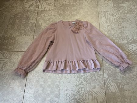 Abel & Lula Pink shirt 146cm - 11J.