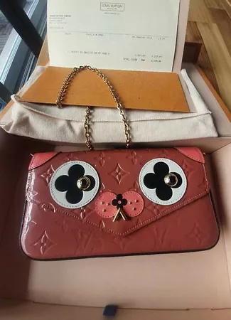 Pochette Louis Vuitton Felicie GM Dogs