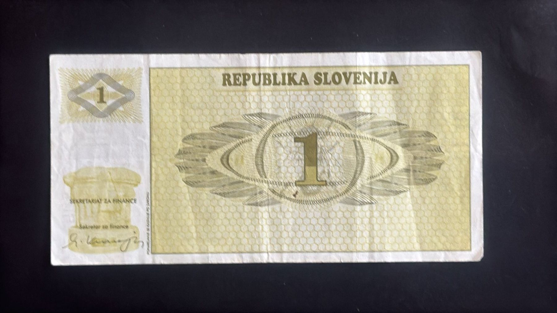 Banconote: Slovenien 1 Tolar Banknote – Usato da wattwil venduto da Nafri07 1