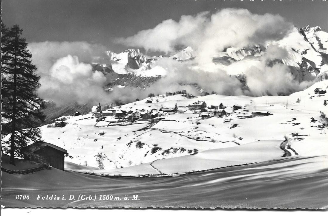 Cartoline postali: AK  Feldis GR – Usato da Appenzell venduto da mai25