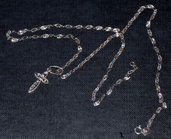 Halskette aus Weißgold / collier en or blanc 585 14K