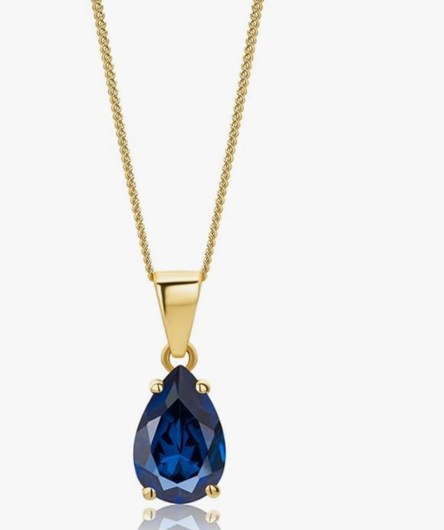 Catenine: Saphir Halskette und 9k Gold – Nuovo e nell'imballaggio originale da Hemmental venduto da BlingBling1 1