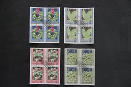 Schweiz Pro Juventute 1993 - Pflanzen des Waldes - 4er-Block