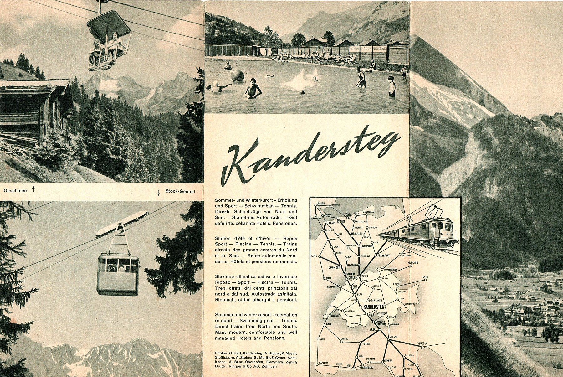 Documenti: Broschüre Kandersteg 1950er – Usato da Mörschwil venduto da aik_x8mc 4
