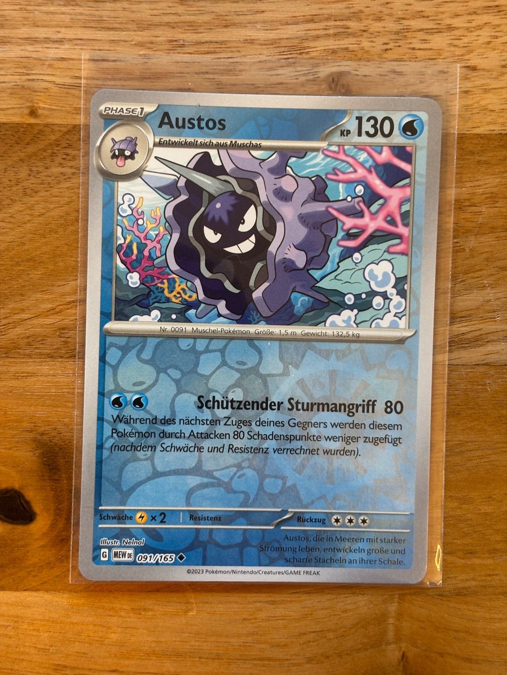 Pokémon Carte collezionabili: 091/165 Austos - Reverse Holo - Pokemon 151 MEW - DE – Nuovo (secondo la descrizione) da Hergiswil NW venduto da Feybyen