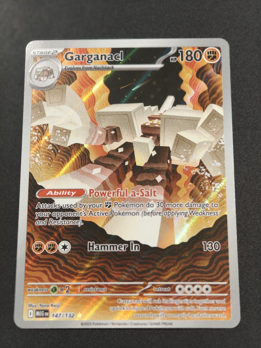 Pokémon Carte collezionabili: Garganacl 147/132 EN – Nuovo (secondo la descrizione) da Therwil venduto da Cordachu_Trade