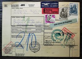 TR59 Document + Timbre Suisse 1976