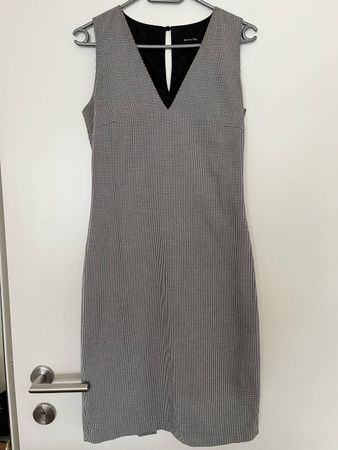 Minikleid/Etuikleid von Massimo Dutti, Gr. 34, schwarz/weiss