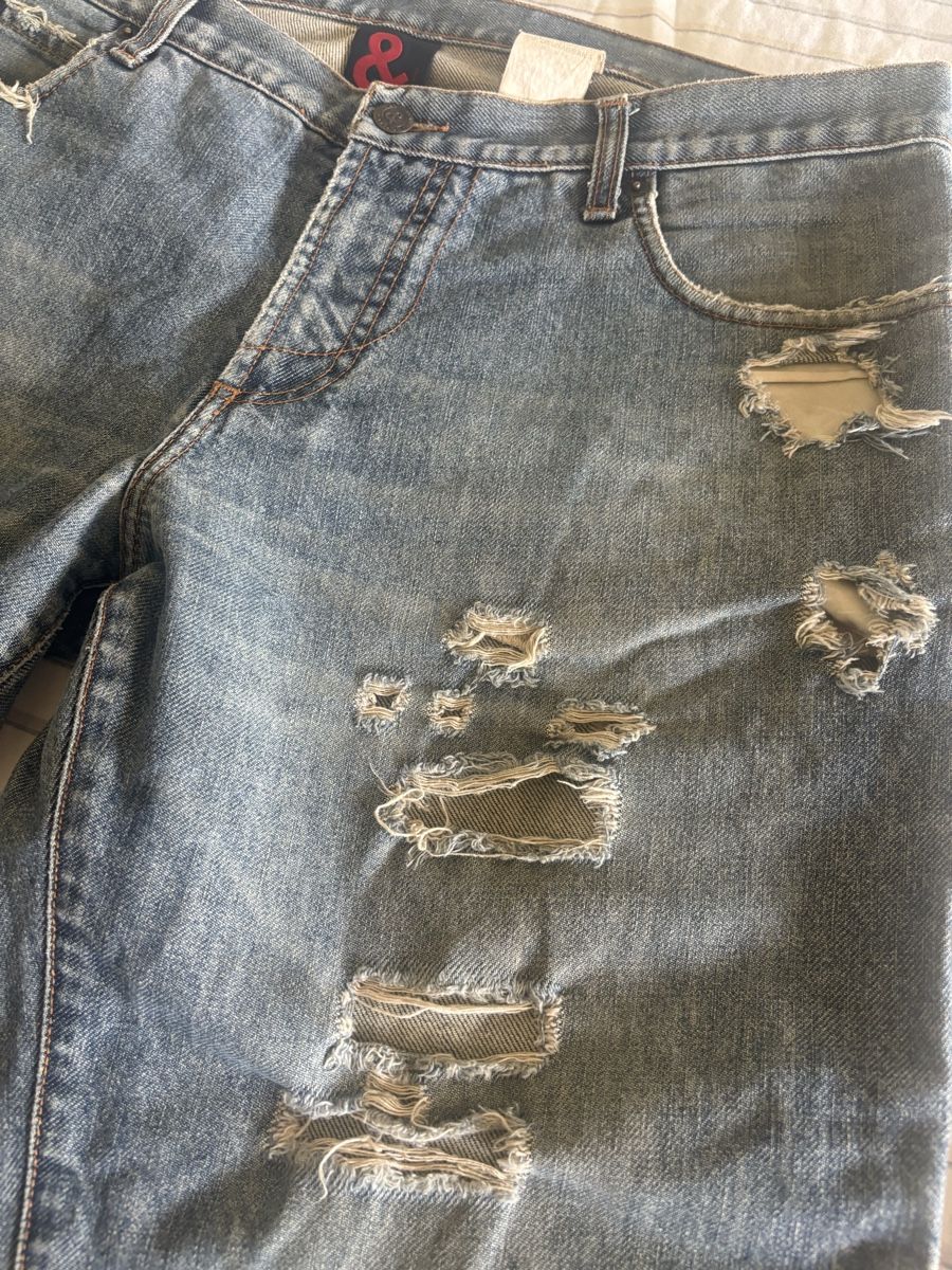Dolce & Gabbana Jeans: Dolce & Gabbana ripped&washed blue jeans  – Usato da Lausanne venduto da ali_eddine 3