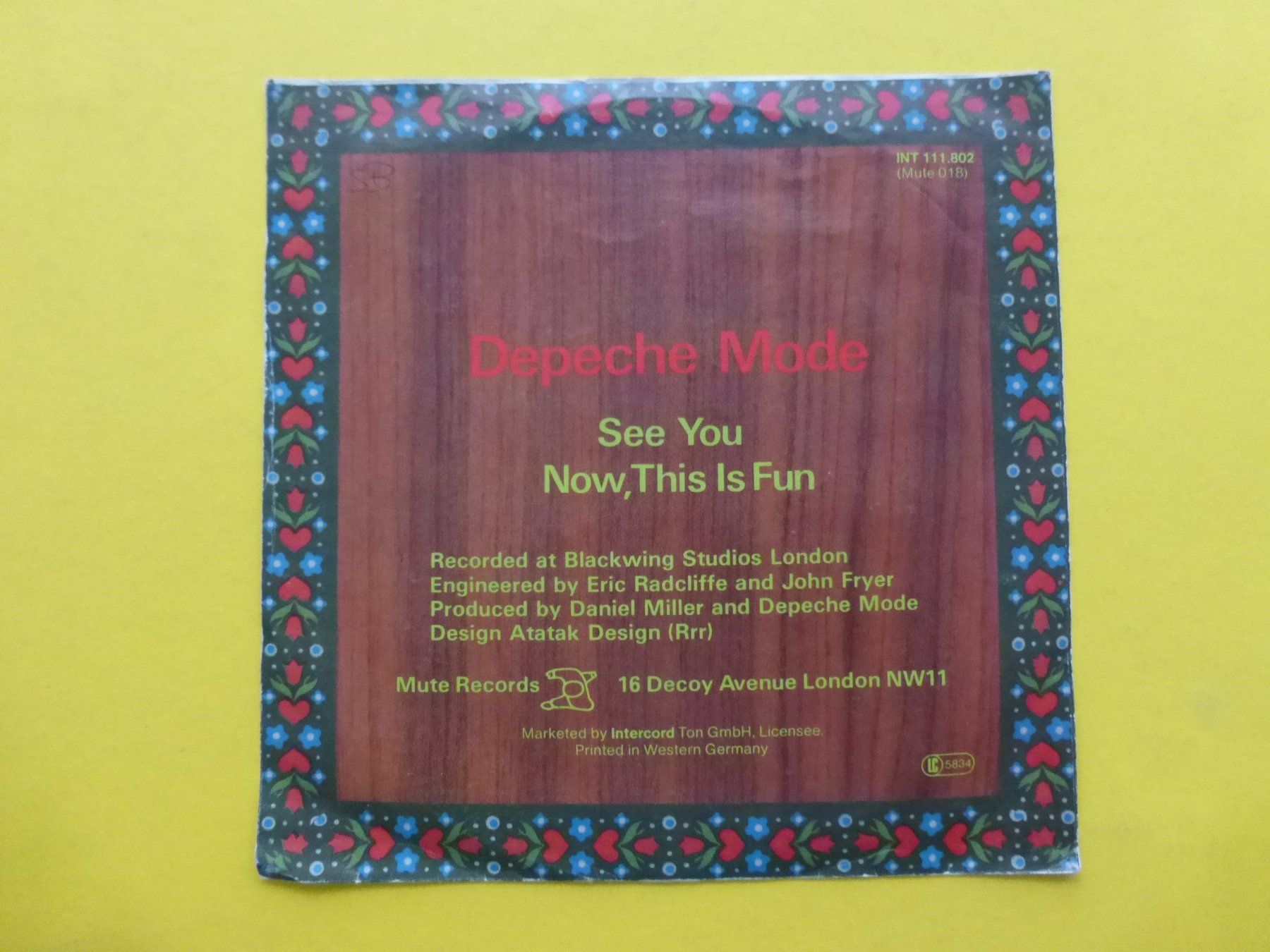 Dischi in vinile: Depeche Mode – See You – Usato da Zürich venduto da Swiss57 1