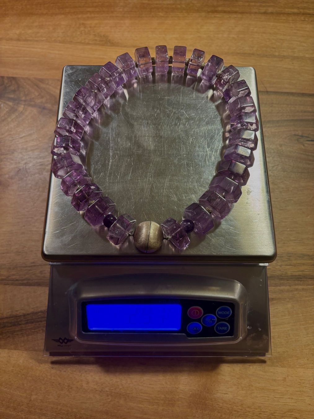 Bracciali & Braccialetti: Collier "Amethyst" mit Magnetverschluss Silber – Usato da Würenlos venduto da Rekalo 6