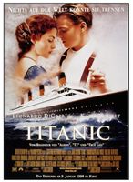 Titanic 1997 - Filmplakat gerahmt 130 x 90cm