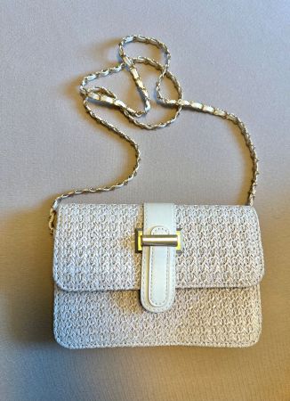 Beige Umhängetasche