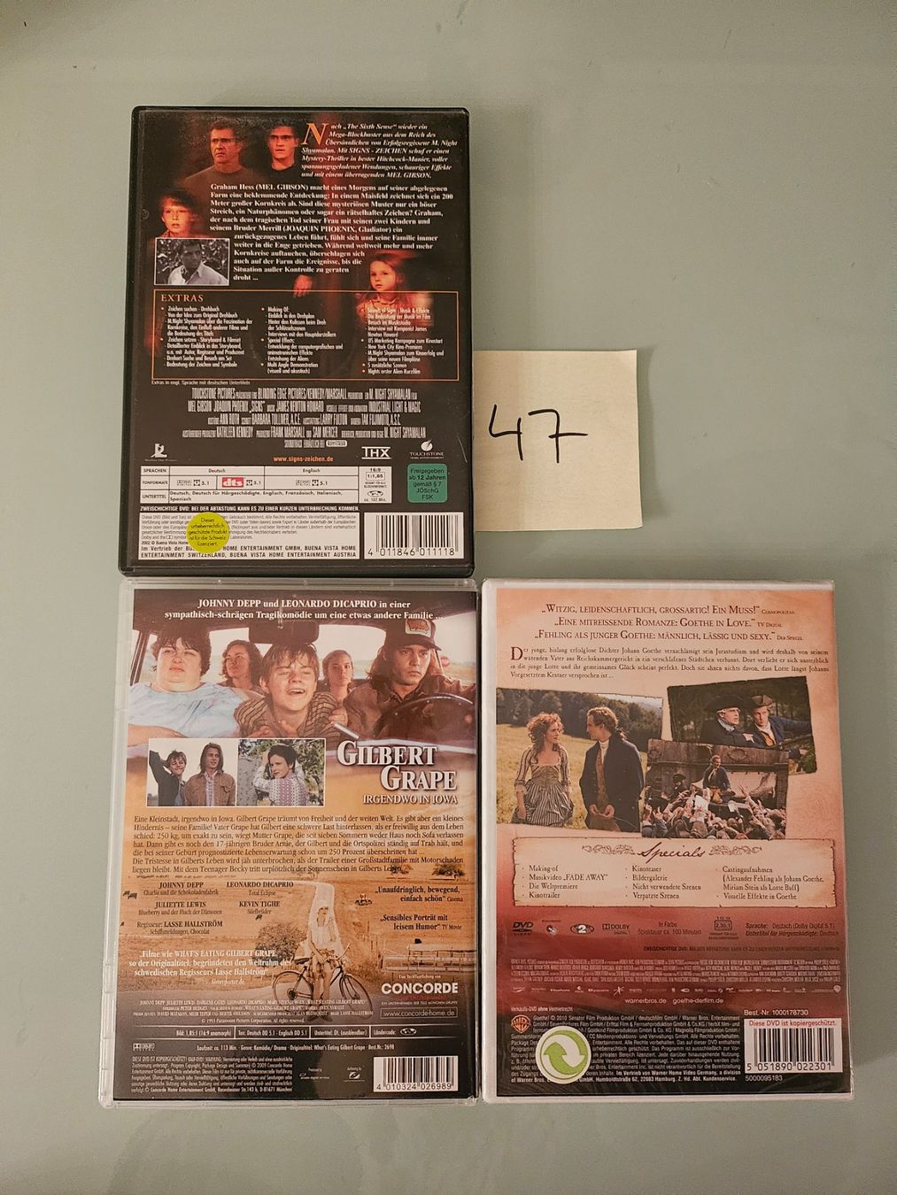 Tutti i DVDs: 3DVDs gemischt (nr.47) – Usato da Bettlach venduto da tiz_vdb2 1