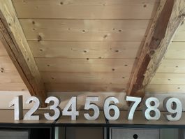 3D Deko Zahlen Silber 1–9 | Geburtstag & Tischnummern