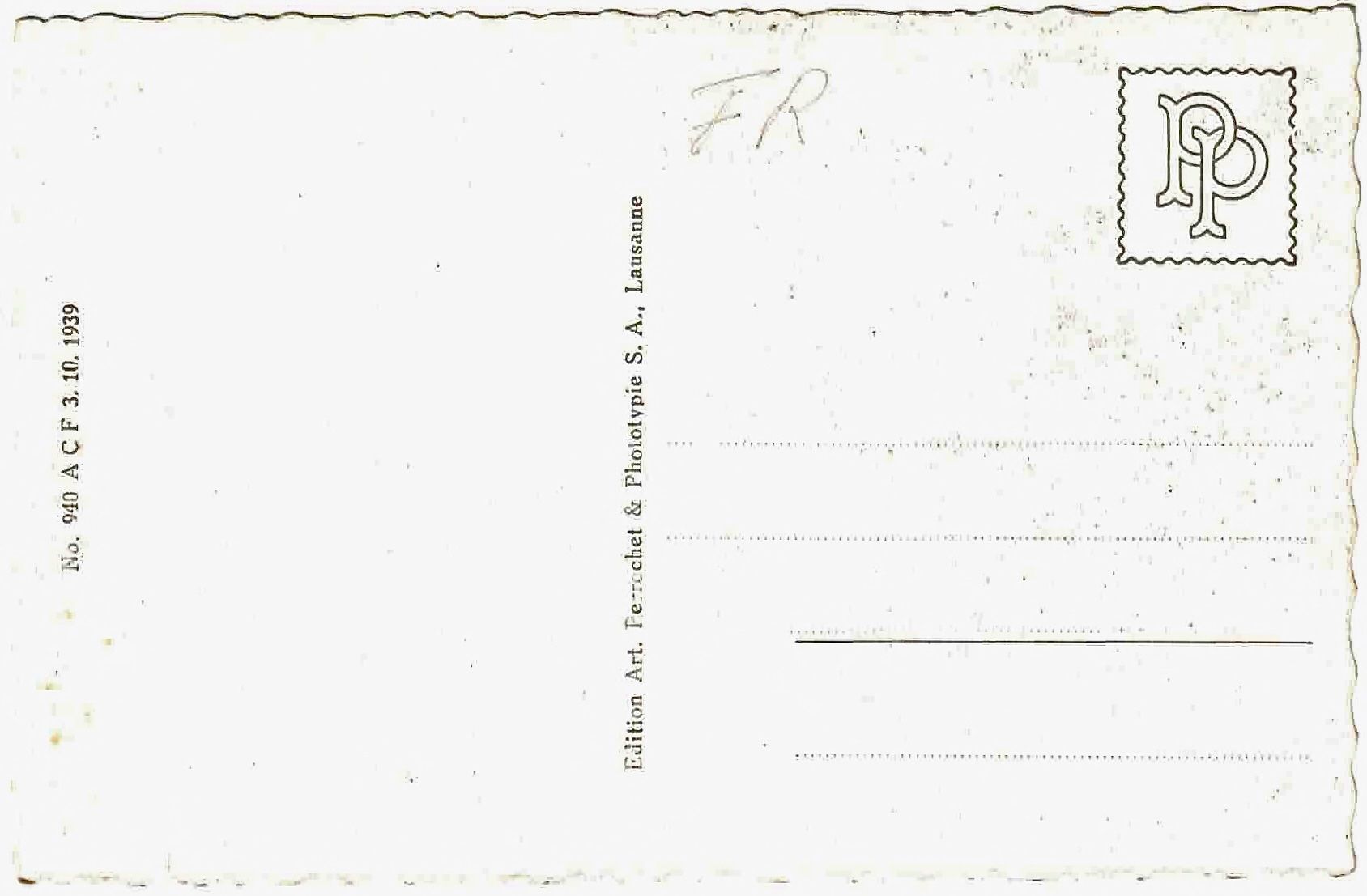 Cartoline postali: CERNIAT - Greyerz ca. 1920 (FR) – Usato da Oberdorf BL venduto da Hopfehuepfer 1