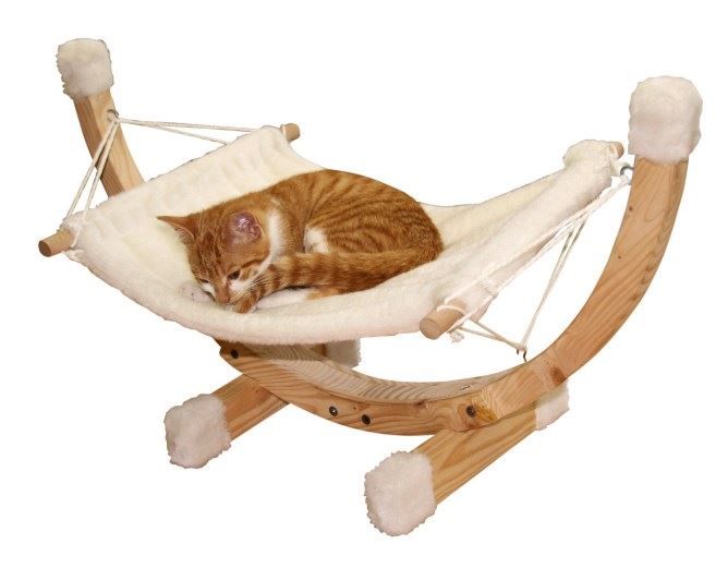 Liege- & Schlafplätze: Katzen-Hängematte Siesta weiss – Neu und originalverpackt aus St. Gallen von schnaeppchen-preise 4