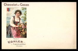 Litho Lausanne, Reklame Chocolat et Caca