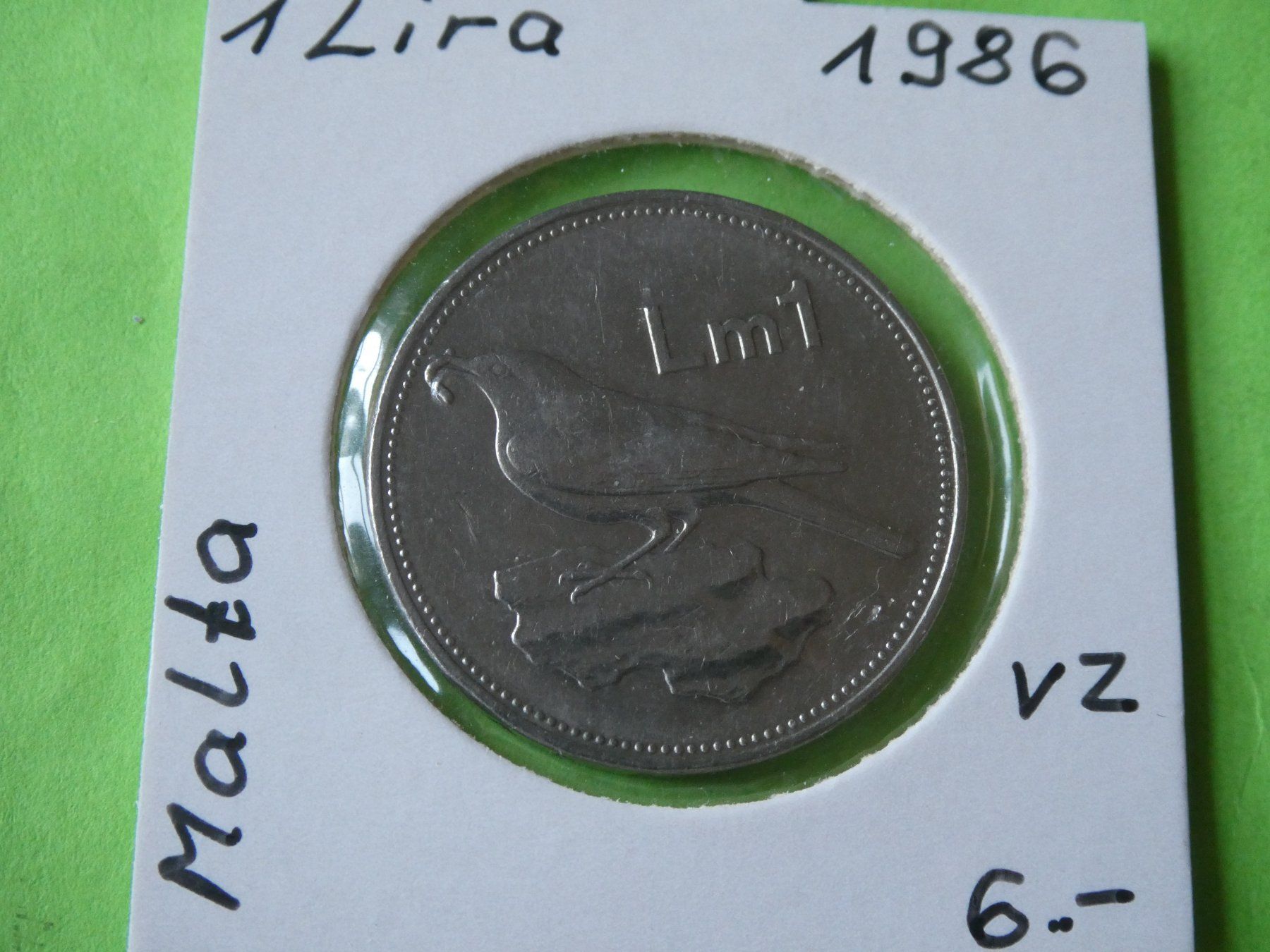 Tutti le monete: Malta 1986, 1 Lira   vz – Usato da Hinterforst venduto da Rohusri