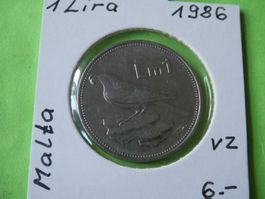 Malta 1986, 1 Lira   vz