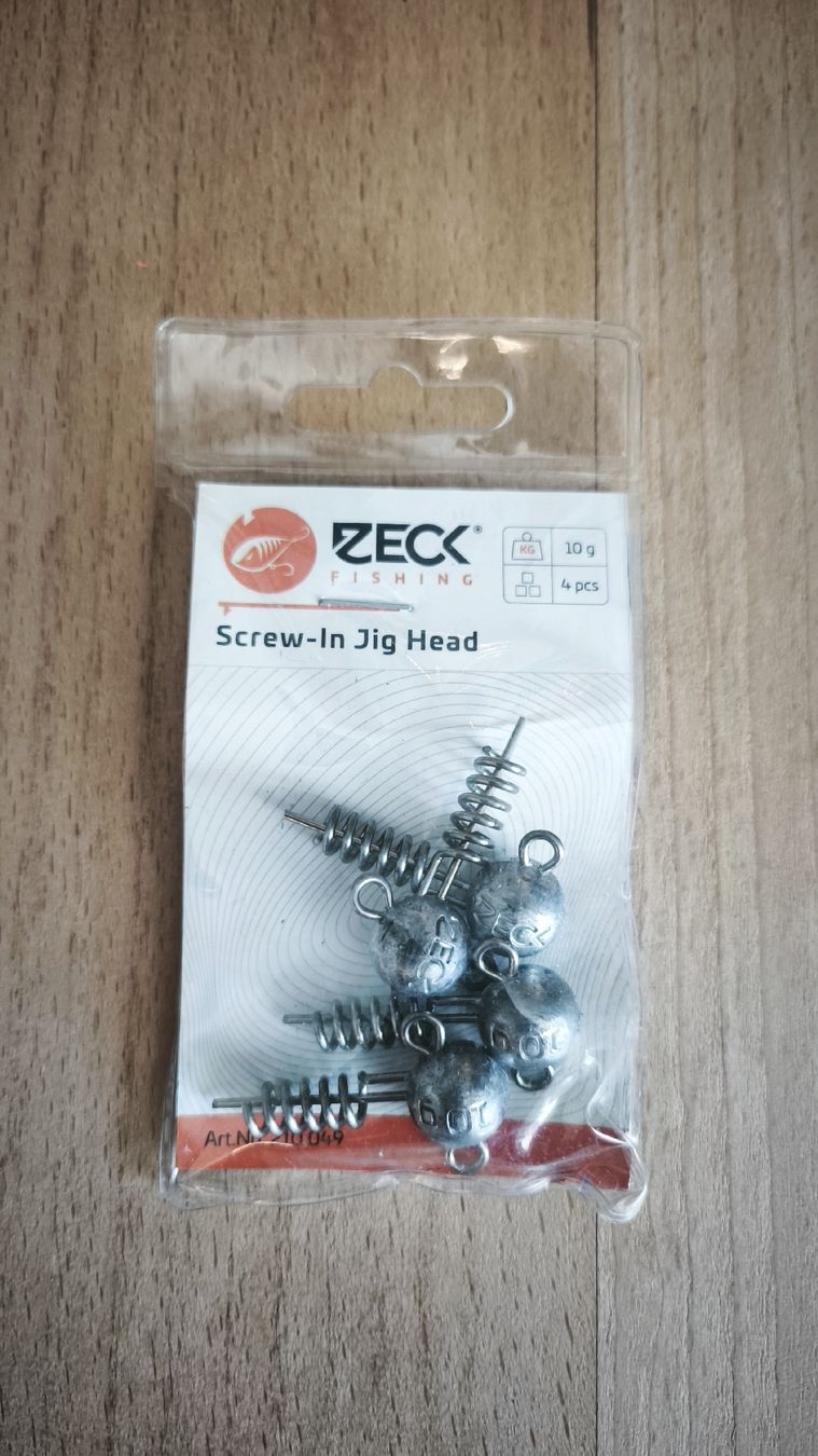 Köder: Zeck Screw in Jighead 10g/4Stk – Neu und originalverpackt aus Sarnen von sebalant