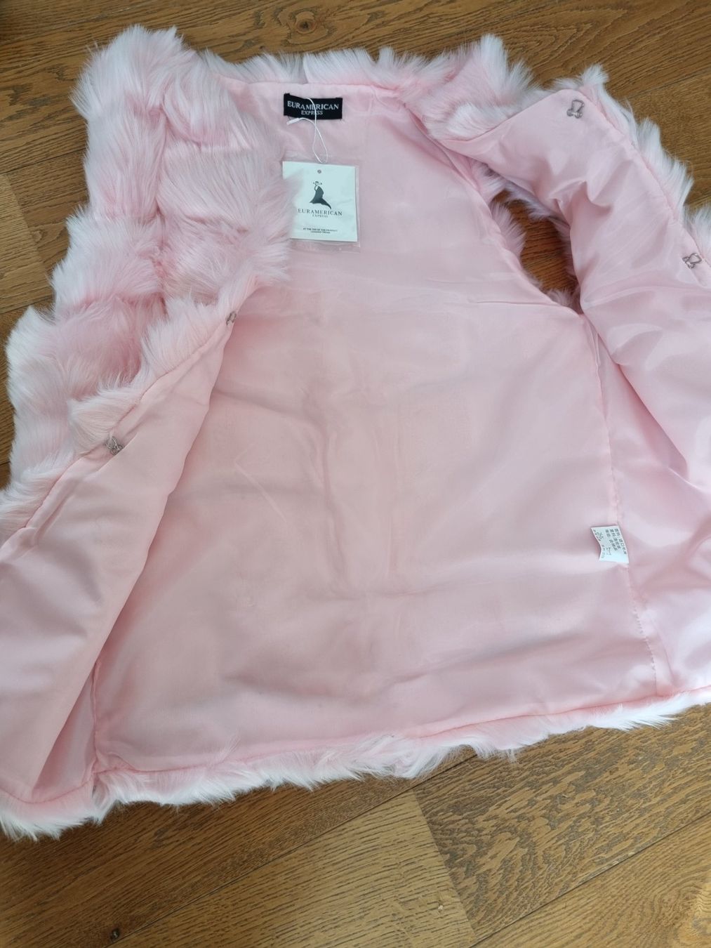 Gilets & Westen: Langes Rosa Kunstfell Gilet S/M – Neu (gemäss Beschreibung) aus Bassersdorf von Sandy456 5