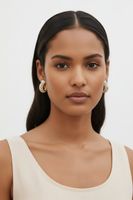 Givenchy Ohrringe Goldfarbe Strass Vintage