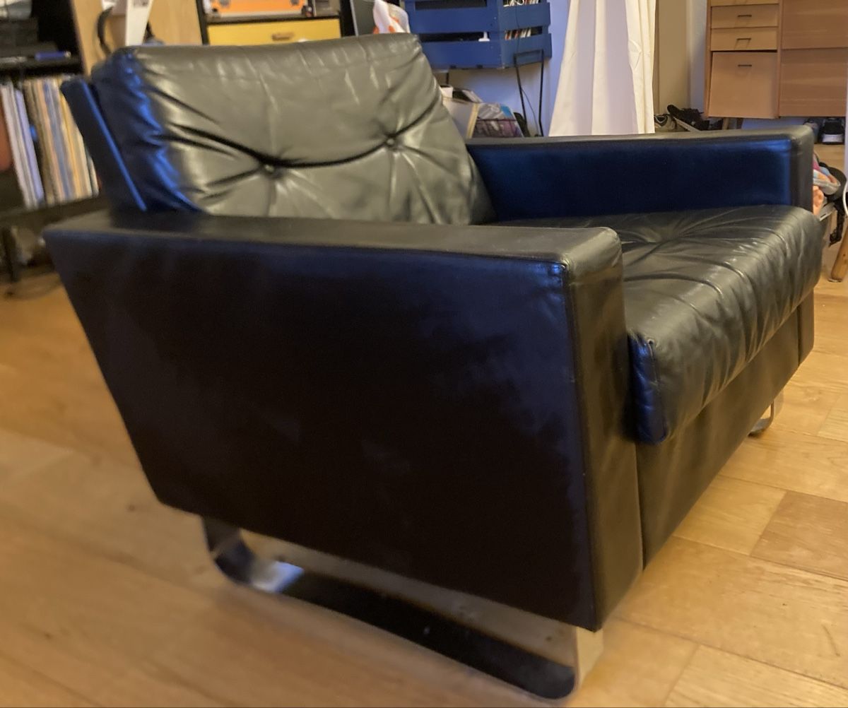 Poltrone: Vintage Ledersessel – Usato da Worb venduto da Sepyx 1