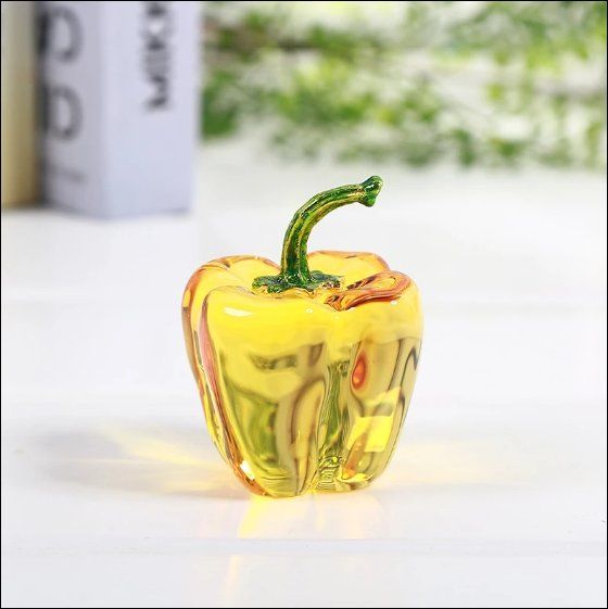 Tutte le decorazioni: Peperoni aus Glas, Briefbeschwerer oder so! Gratis Lieferung – Nuovo e nell'imballaggio originale da Burgdorf venduto da XJ6