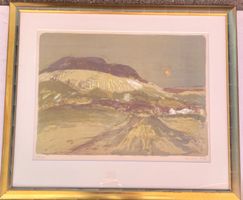 HANSRUEDI SIBER  LITHOGRAPHIE SIGNIERT NUMMERIERT MIT RAHMEN