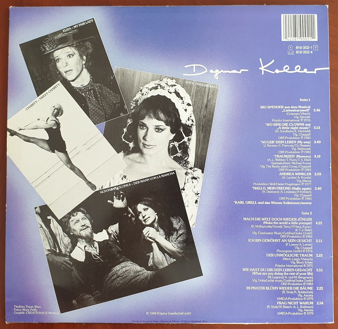 Dischi in vinile: Dagmar Koller - 1984 Polydor - LP Vinyl – Usato da Schindellegi venduto da Peter8834 1