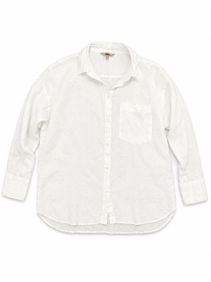H&M Camicette: H&M Oversized Leinen Hemd M – Usato da Rümlang venduto da svent