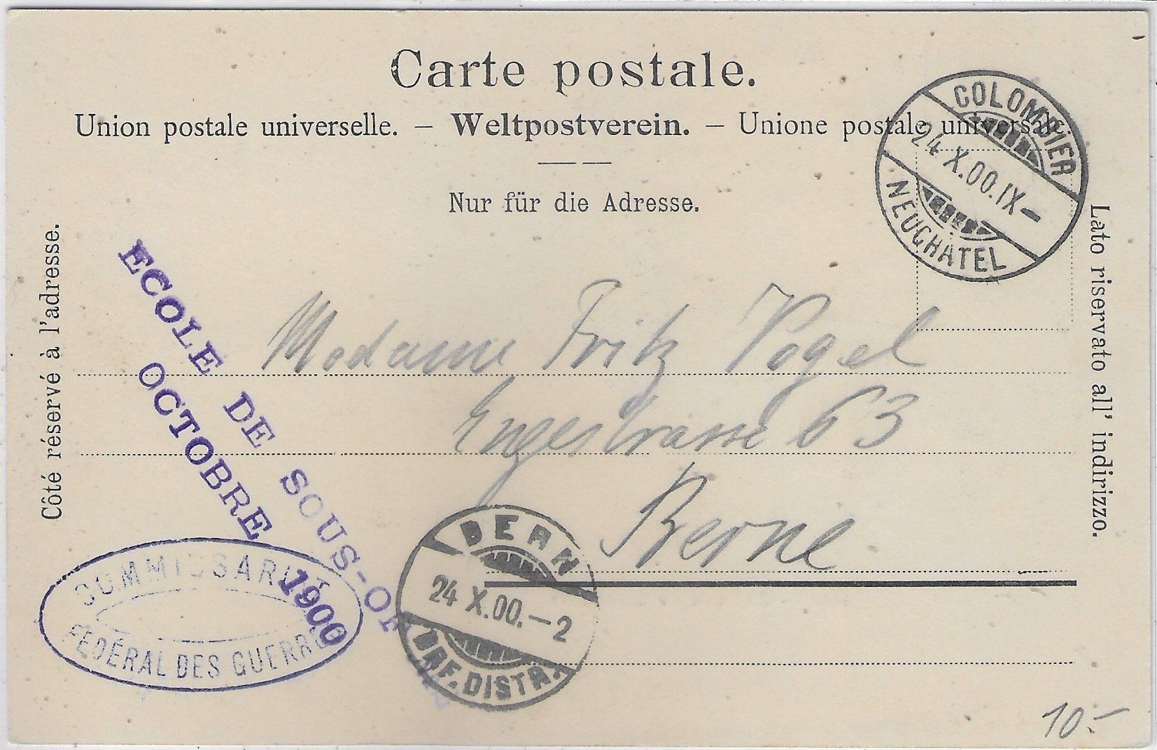Cartoline postali: Chateau de Colombier - animee – Usato da Ettingen venduto da Kartenplanet 1
