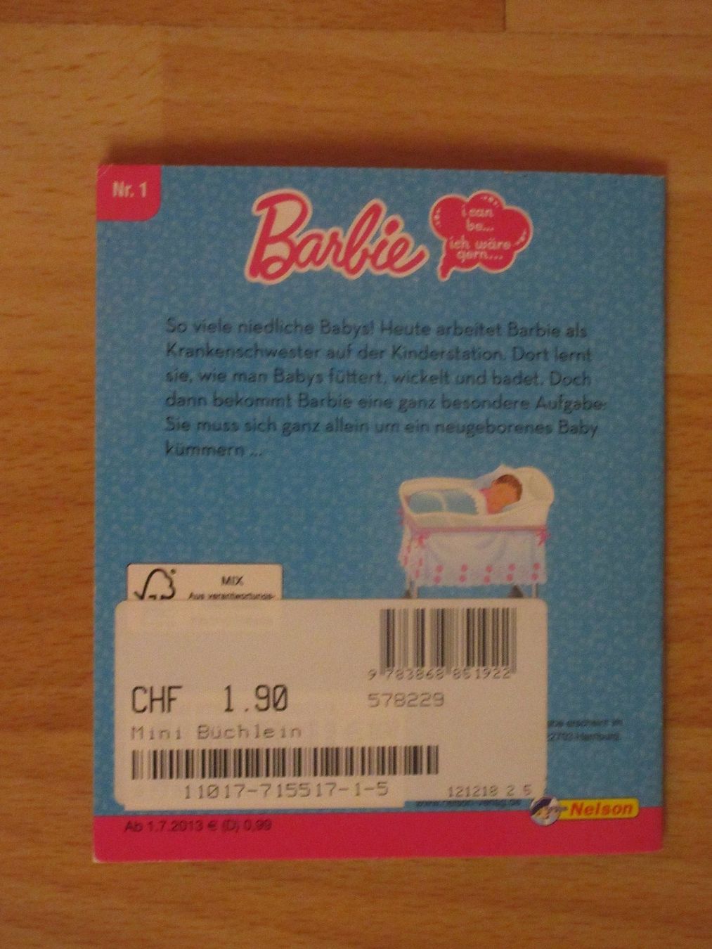 Libri: Barbie Mini Büchlein Krankenschwester – Usato da Kaisten venduto da renault015 4