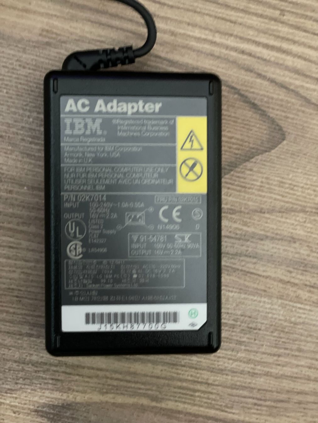 Laufwerke & Adapter: IBM Netzteil AC Adapter 02K7014 NEU – Neu (gemäss Beschreibung) aus Biel/Bienne von Cmobi 1
