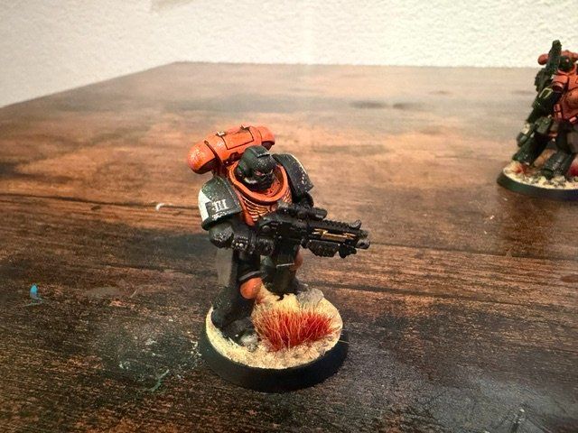 Kit di modellismo & Modellini statici: Space Marines - 2x 10 Intercessor + Techmarine + Dreadnought – Usato da Wittnau venduto da F1asko 2