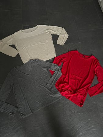 3 Stk. Damen Set Oberteil Gr. 38