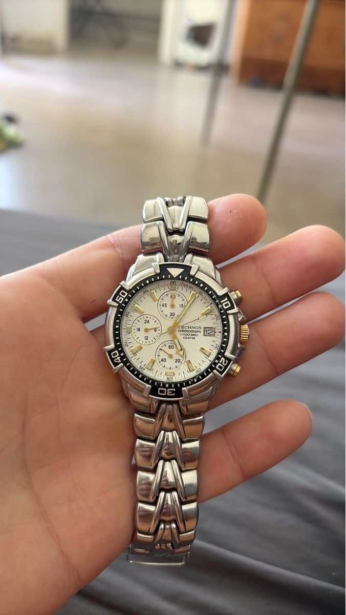 Technos Orologi: Chronograph Watch Technos Silver Used Condition – Usato da Wil SG venduto da Carioca84
