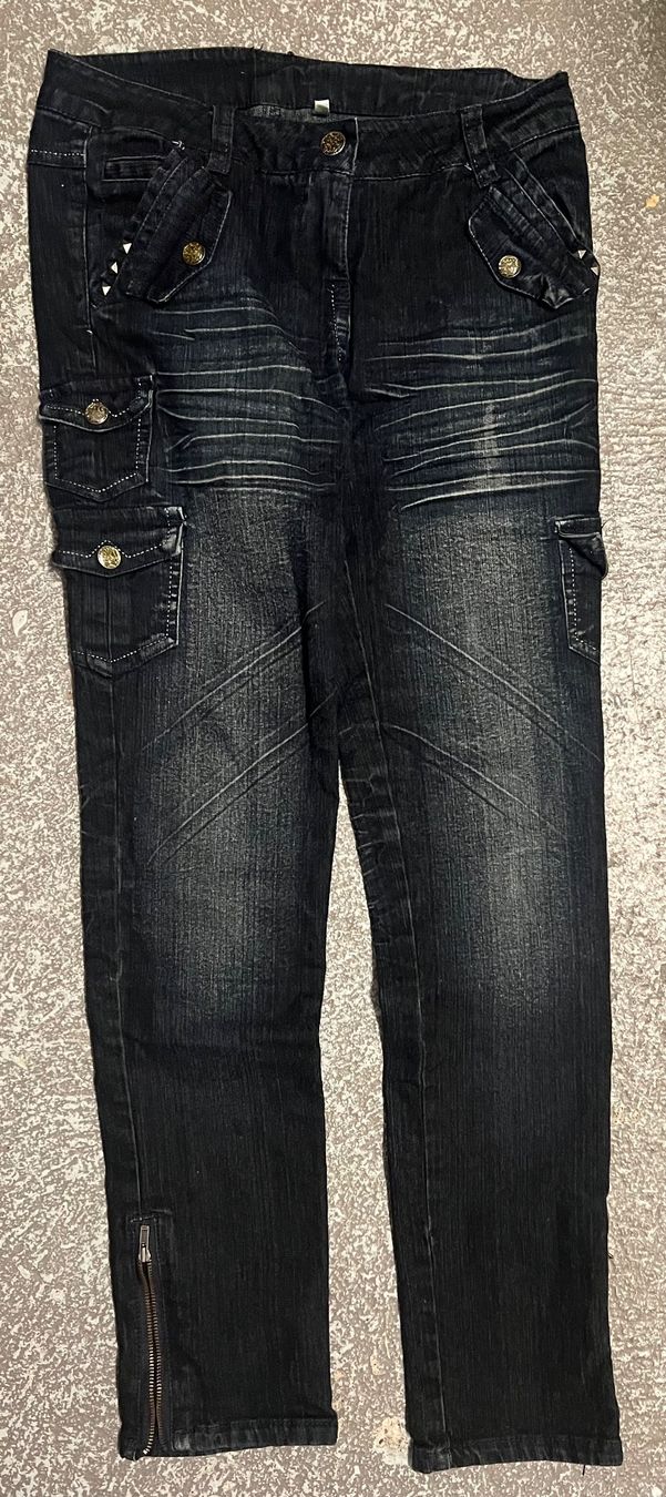 C&A Pantaloni: Mädchen  Kinderhose schwarz, Gr. 152 – Usato da Adliswil venduto da Myxin