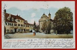 Gruss aus Mammern 1903 - Bahnpoststempel MAMMERN
