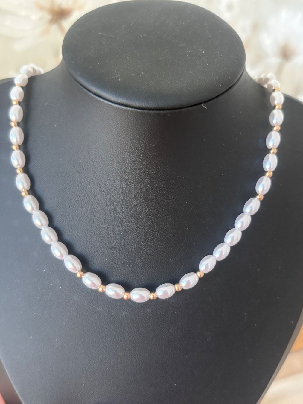 Catenine: Luxus Elegante Kette Farbe :Silber Kunstperlen – Nuovo (secondo la descrizione) da Biel-Bienne venduto da Roserosse13 2