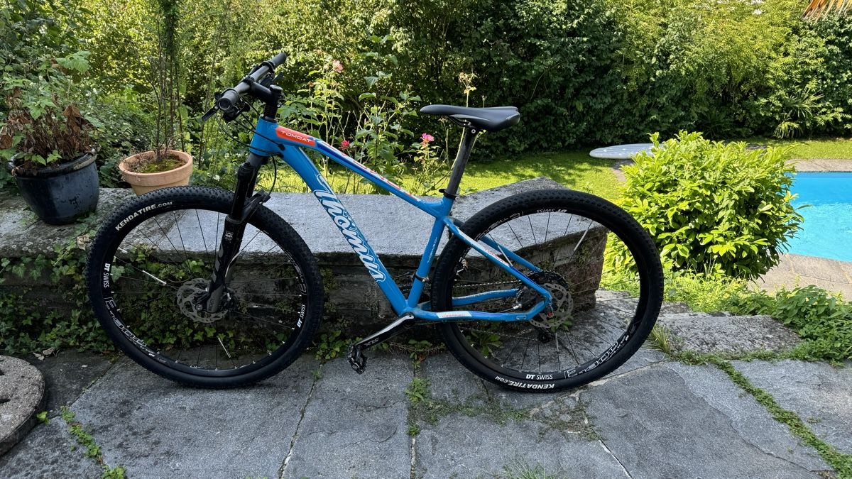 Thömus Biciclette: Thömus Tomcat Alu 29 S blau – Usato da Herrliberg venduto da nomo06