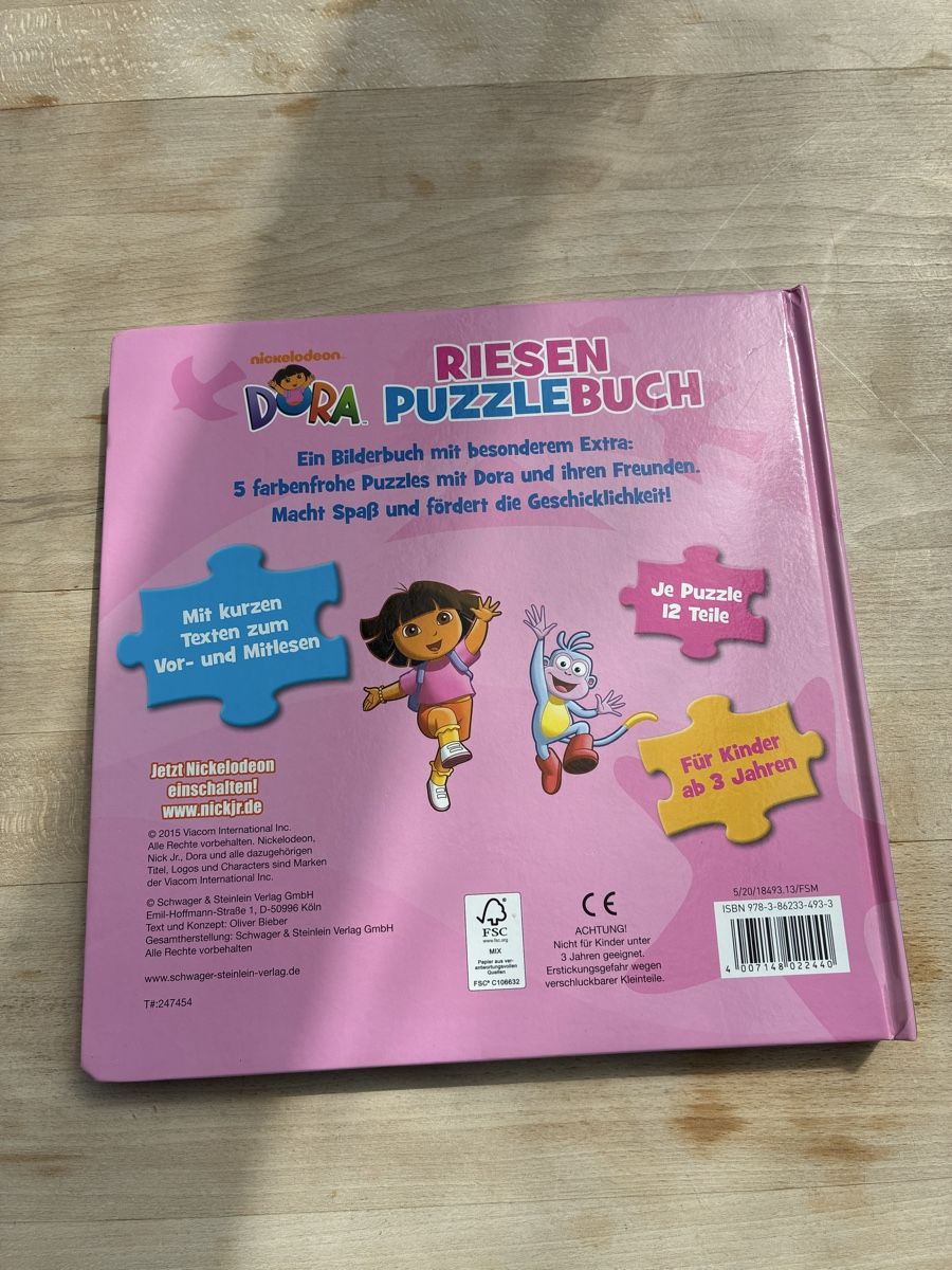 Puzzles: Puzzlebuch mit 5 Motiven  – Gebraucht aus Wolfwil von NewGirl 6