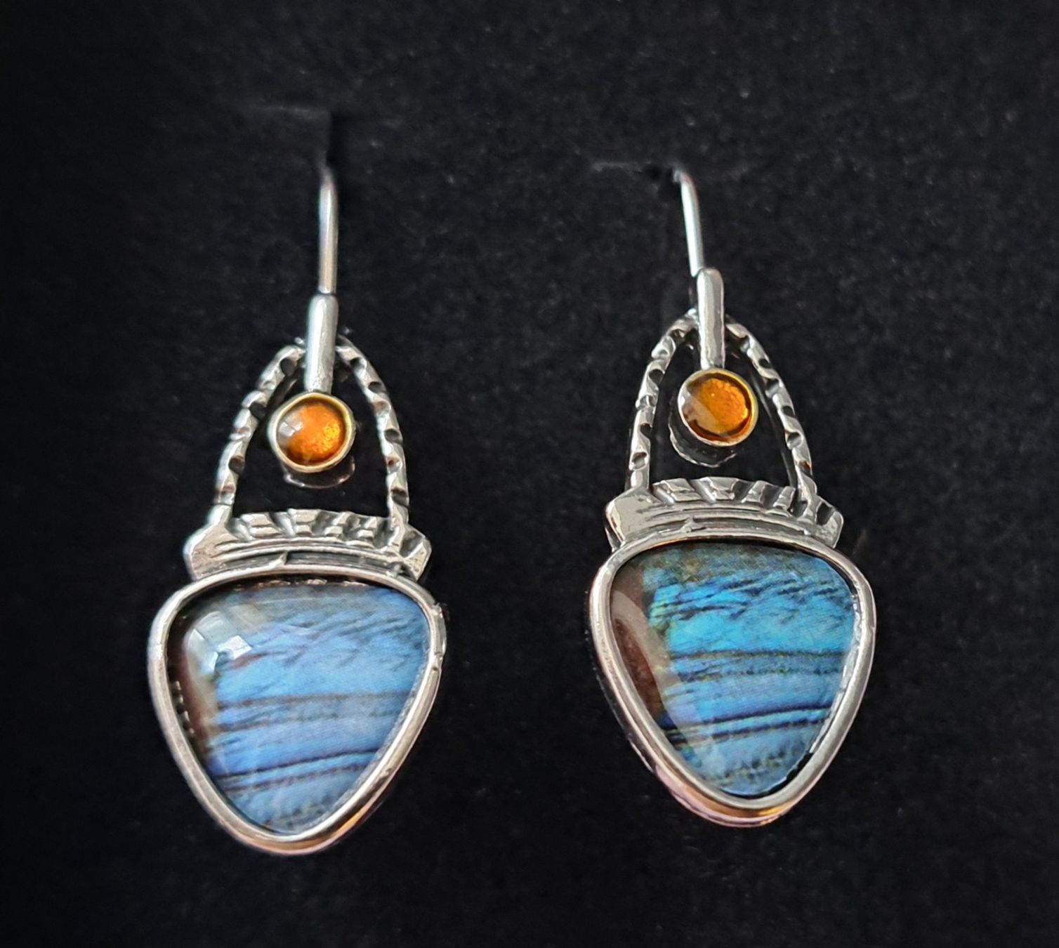 Orecchini pendenti & Orecchini a lobo: Boucles d'oreilles turquoise plaqué argent – Nuovo e nell'imballaggio originale da St-Imier venduto da supernova21 2