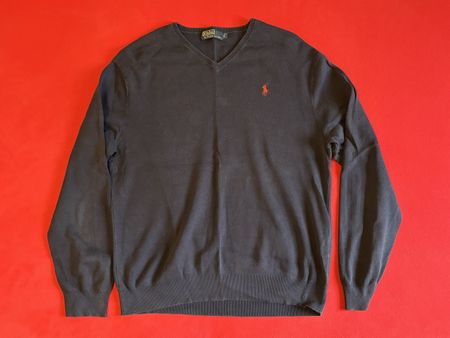 Polo Ralph Lauren Pullover in Marineblau, Größe L, Herren.