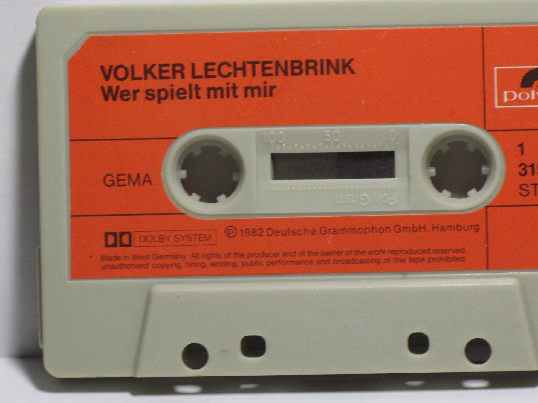 Kompaktkassetten: VOLKER  LECHTENBRINK   Wer spielt mit mir – Gebraucht aus Langnau i. E. von mar_hw58 5